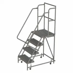 TRI-ARC KDSR104162-D3 Rolling Ladder, 40 Inch Platform Height, 30 Inch Platform Depth, 16 Inch Platform Width | CU6WUD 25NW38