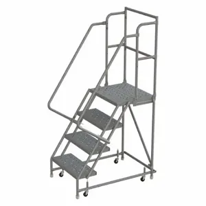 TRI-ARC KDSR104166 Rolling Ladder, 40 Inch Platform Height, 10 Inch Platform Depth, 16 Inch Platform Width | CU6WRV 25NW39