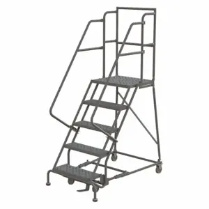 TRI-ARC KDSR105166-D3 Rolling Ladder, 50 Inch Platform Height, 30 Inch Platform Depth, 16 Inch Platform Width | CU6WVH 25NW53