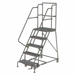 TRI-ARC KDSR105162-D2 Rolling Ladder, 50 Inch Platform Height, 20 Inch Platform Depth, 16 Inch Platform Width | CU6WUV 25NW49