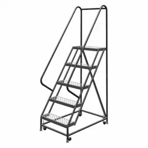 TRI-ARC KDSR105242 Rolling Ladder, 50 Inch Platform Height, 10 Inch Platform Depth, 24 Inch Platform Width | CU6WUN 25NW54