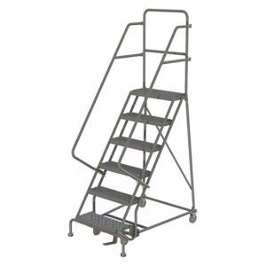 TRI-ARC KDSR106162 Rolling Ladder, 60 Inch Platform Height, 10 Inch Platform Depth, 16 Inch Platform Width | CU6WVM 25NW60