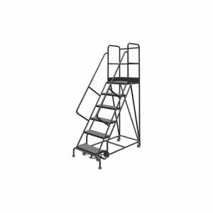TRI-ARC KDSR106166 Rolling Ladder, 60 Inch Platform Height, 10 Inch Platform Depth, 16 Inch Platform Width | CU6WVL 25NW63