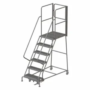 TRI-ARC KDSR106242-XR Rolling Ladder, 60 Inch Platform Height, 30 Inch Platform Depth, 24 Inch Platform Width | CU6WWH 45FF65