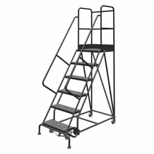 TRI-ARC KDSR106246-D3 Rolling Ladder, 60 Inch Platform Height, 30 Inch Platform Depth, 24 Inch Platform Width | CU6WWG 25NW67