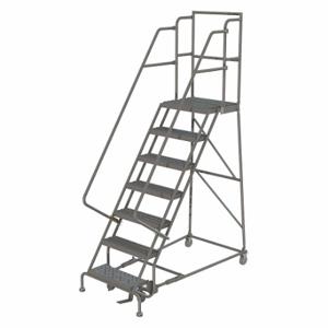 TRI-ARC KDSR107162-D3 Rolling Ladder, 70 Inch Platform Height, 30 Inch Platform Depth, 16 Inch Platform Width | CU6WXA 25NW70