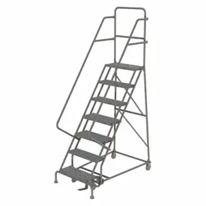 TRI-ARC KDSR107166 Rolling Ladder, 70 Inch Platform Height, 10 Inch Platform Depth, 16 Inch Platform Width | CU6WWJ 25NW71