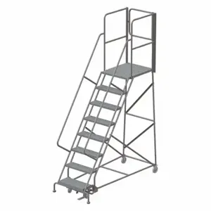 TRI-ARC KDSR108246-XR Rolling Ladder, 80 Inch Platform Height, 30 Inch Platform Depth, 24 Inch Platform Width | CU6WXN 45FF57