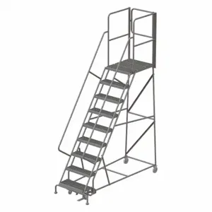 TRI-ARC KDSR109242-XR Rolling Ladder, 90 Inch Platform Height, 30 Inch Platform Depth, 24 Inch Platform Width | CU6WZK 45FF68