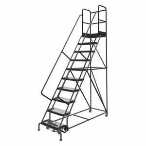 TRI-ARC KDSR110242-D3 Rolling Ladder, 100 Inch Platform Height, 30 Inch Platform Depth, 24 Inch Platform Width | CU6WYY 25NW80