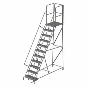 TRI-ARC KDSR111242-XR Rolling Ladder, 110 Inch Platform Height, 30 Inch Platform Depth, 24 Inch Platform Width | CU6WNQ 45FF70