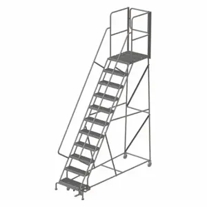 TRI-ARC KDSR111242-XR Rolling Ladder, 110 Inch Platform Height, 30 Inch Platform Depth, 24 Inch Platform Width | CU6WNQ 45FF70