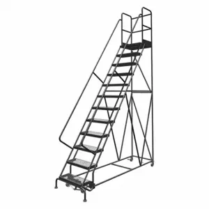 TRI-ARC KDSR112242-D3 Rolling Ladder, 120 Inch Platform Height, 30 Inch Platform Depth, 24 Inch Platform Width | CU6WNY 25NW84