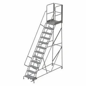 TRI-ARC KDSR112246-XR Rolling Ladder, 120 Inch Platform Height, 30 Inch Platform Depth, 24 Inch Platform Width | CU6WYJ 45FF61