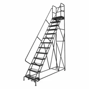 TRI-ARC KDSR113242-D3 Rolling Ladder, 130 Inch Platform Height, 30 Inch Platform Depth, 24 Inch Platform Width | CU6WPF 25NW86