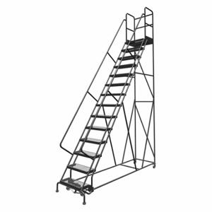 TRI-ARC KDSR114242-D3 Rolling Ladder, 140 Inch Platform Height, 30 Inch Platform Depth, 24 Inch Platform Width | CU6WPL 25NW88