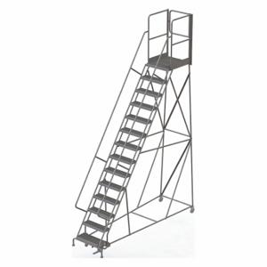 TRI-ARC KDSR114242-XR Rolling Ladder, 140 Inch Platform Height, 30 Inch Platform Depth, 24 Inch Platform Width | CU6WPJ 45FF73