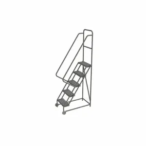 TRI-ARC KDTF105166 Tilt and Roll Ladder, 50 Inch Size Platform Height, 10 Inch Size Platform Dp | CU6XBH 25NX10