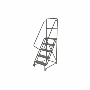 TRI-ARC KDTF105246 Tilt and Roll Ladder, 50 Inch Size Platform Height, 10 Inch Size Platform Dp | CU6XBK 25NX12