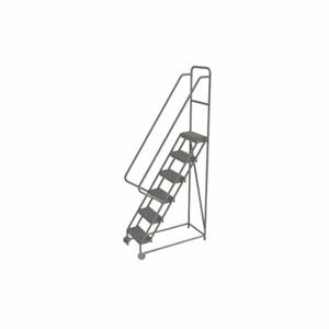 TRI-ARC KDTF106162 Tilt and Roll Ladder, 60 Inch Platform Height, 10 Inch Platform Dp, 16 Inch Platform Width | CU6WYQ 25NX13