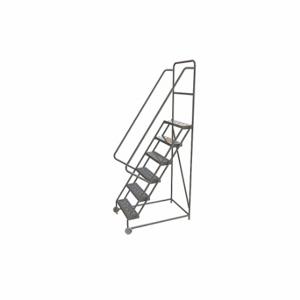 TRI-ARC KDTF106246 Tilt and Roll Ladder, 60 Inch Size Platform Height, 10 Inch Size Platform Dp | CU6XBN 25NX16