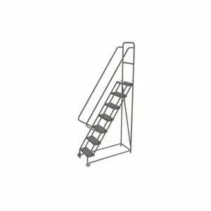 TRI-ARC KDTF107166 Tilt and Roll Ladder, 70 Inch Size Platform Height, 10 Inch Size Platform Dp | CU6XBQ 25NX18