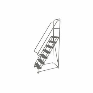 TRI-ARC KDTF107242 Tilt and Roll Ladder, 70 Inch Size Platform Height, 10 Inch Size Platform Dp | CU6XBU 25NX19