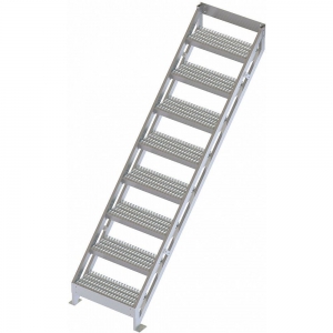 TRI-ARC MPASSW9 Ladder, Climbing Angle 45 Deg., 500 Lbs.Load Cap., Aluminium | CD3WHJ 53JE75