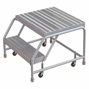 TRI-ARC WLAR002164-D4 Rolling Step, 2 Steps, 20 Inch Top Step Height, 31 Inch Bottom Width, 350 Lb Load Capacity | CU6WZZ 25NX40