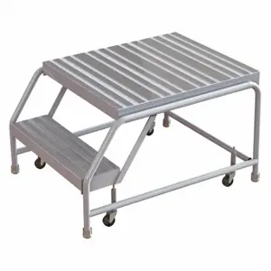 TRI-ARC WLAR002244-D5 Rolling Step, 2 Steps, 20 Inch Top Step Height, 29 Inch Bottom Width, 350 Lb Load Capacity | CU6WZX 25NX47