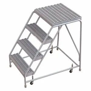 TRI-ARC WLAR004245-D4 Rolling Ladder, 40 Inch Platform Height, 21 Inch Platform Depth, 24 Inch Platform Width | CU6WYV 25NX73