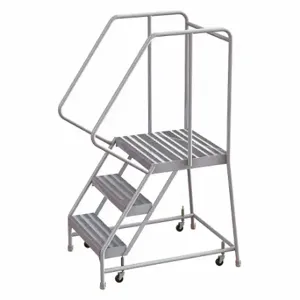 TRI-ARC WLAR103164-D4 Rolling Ladder, 30 Inch Platform Height, 21 Inch Platform Depth, 16 Inch Platform Width | CU6WRG 25NX88