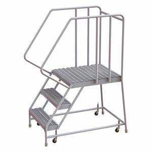 TRI-ARC WLAR103165-D5 Rolling Ladder, 30 Inch Platform Height, 28 Inch Platform Depth, 16 Inch Platform Width | CU6WRK 25NX92