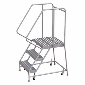 TRI-ARC WLAR103244-D4 Rolling Ladder, 30 Inch Platform Height, 21 Inch Platform Depth, 24 Inch Platform Width | CU6WZE 25NX94