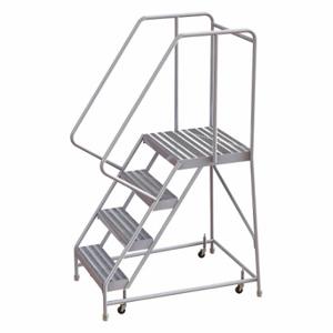 TRI-ARC WLAR104164-D4 Rolling Ladder, 40 Inch Platform Height, 21 Inch Platform Depth, 16 Inch Platform Width | CU6WTM 25NY01