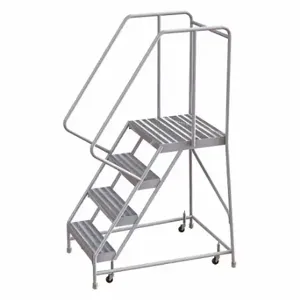 TRI-ARC WLAR104164-D4 Rolling Ladder, 40 Inch Platform Height, 21 Inch Platform Depth, 16 Inch Platform Width | CU6WTM 25NY01