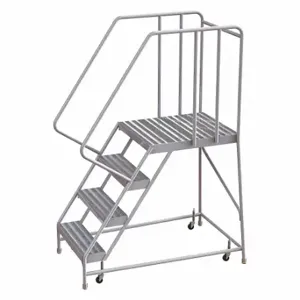 TRI-ARC WLAR104164-D5 Rolling Ladder, 40 Inch Platform Height, 28 Inch Platform Depth, 16 Inch Platform Width | CU6WTV 25NY02