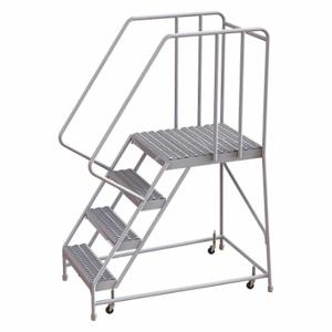 TRI-ARC WLAR104165-D5 Rolling Ladder, 40 Inch Platform Height, 28 Inch Platform Depth, 16 Inch Platform Width | CU6WTW 25NY05
