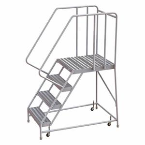 TRI-ARC WLAR104244-D5 Rolling Ladder, 40 Inch Platform Height, 28 Inch Platform Depth, 24 Inch Platform Width | CU6WTZ 25NY08