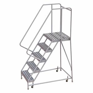 TRI-ARC WLAR105164-D4 Rolling Ladder, 50 Inch Platform Height, 21 Inch Platform Depth, 16 Inch Platform Width | CU6WUY 25NY13