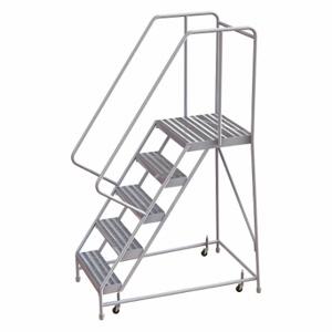 TRI-ARC WLAR105244-D4 Rolling Ladder, 50 Inch Platform Height, 21 Inch Platform Depth, 24 Inch Platform Width | CU6WVA 25NY19
