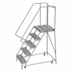 TRI-ARC WLAR105244-D4 Rolling Ladder, 50 Inch Platform Height, 21 Inch Platform Depth, 24 Inch Platform Width | CU6WVA 25NY19