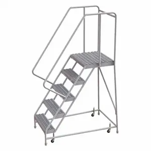 TRI-ARC WLAR105245-D4 Rolling Ladder, 50 Inch Platform Height, 21 Inch Platform Depth, 24 Inch Platform Width | CU6WVB 25NY22