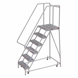 TRI-ARC WLAR106164-D4 Rolling Ladder, 60 Inch Platform Height, 21 Inch Platform Depth, 16 Inch Platform Width | CU6WVW 25NY25