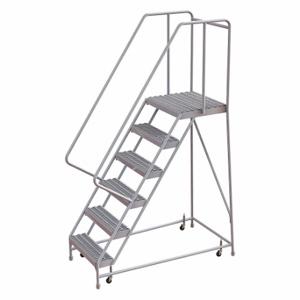 TRI-ARC WLAR106245-D4 Rolling Ladder, 60 Inch Platform Height, 21 Inch Platform Depth, 24 Inch Platform Width | CU6WYU 25NY34