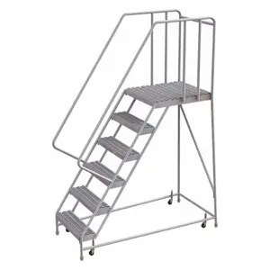 TRI-ARC WLAR106245-D5 Rolling Ladder, 60 Inch Platform Height, 28 Inch Platform Depth, 24 Inch Platform Width | CU6WWB 25NY35