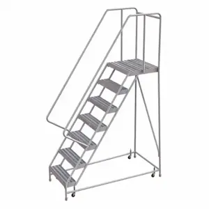 TRI-ARC WLAR107164-D4 Rolling Ladder, 70 Inch Platform Height, 21 Inch Platform Depth, 16 Inch Platform Width | CU6WYD 25NY37