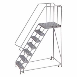 TRI-ARC WLAR107165-D5 Rolling Ladder, 70 Inch Platform Height, 28 Inch Platform Depth, 16 Inch Platform Width | CU6WWW 25NY41