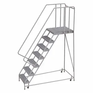 TRI-ARC WLAR107165-D5 Rolling Ladder, 70 Inch Platform Height, 28 Inch Platform Depth, 16 Inch Platform Width | CU6WWW 25NY41