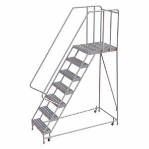 TRI-ARC WLAR107244-D5 Rolling Ladder, 70 Inch Platform Height, 28 Inch Platform Depth, 24 Inch Platform Width | CU6WWX 25NY44